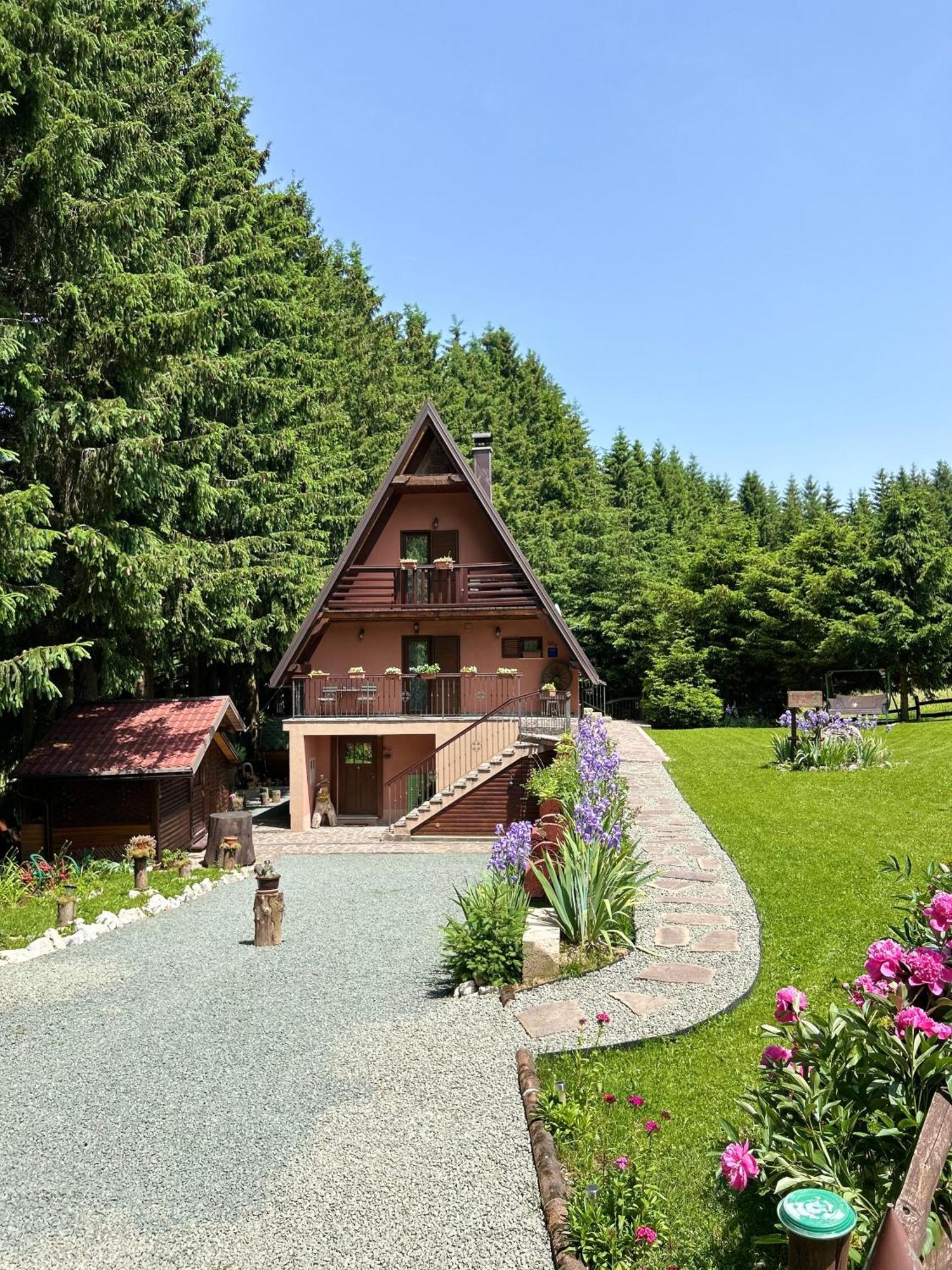 Chalet Calla Mrkopalj Buitenkant foto